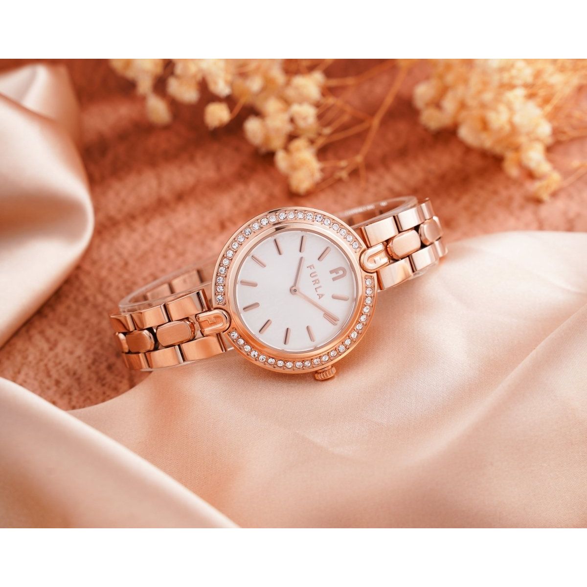 FURLA Logo Links Women's Watch WW00002003L3 - WatchMatic