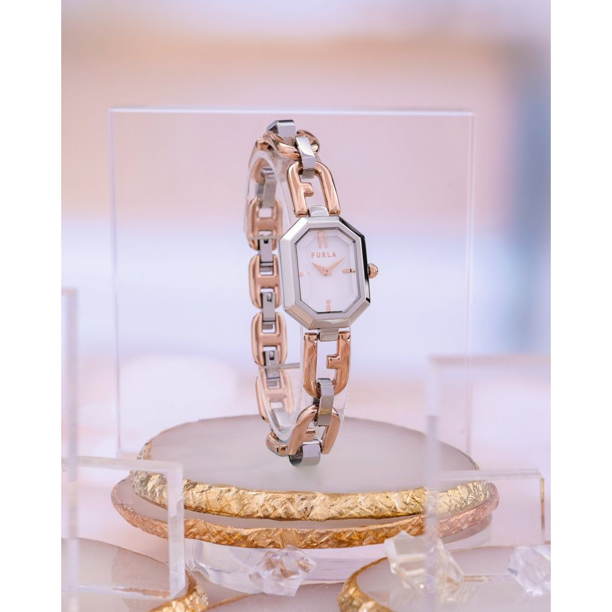 FURLA Octagonal Women's Watch WW00044002L5 - WatchMatic