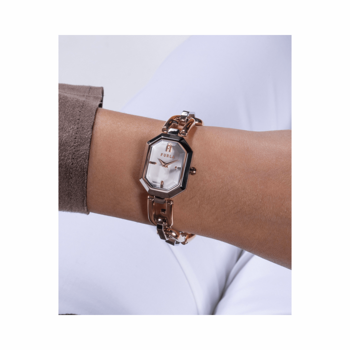 FURLA Octagonal Women's Watch WW00044002L5 - WatchMatic