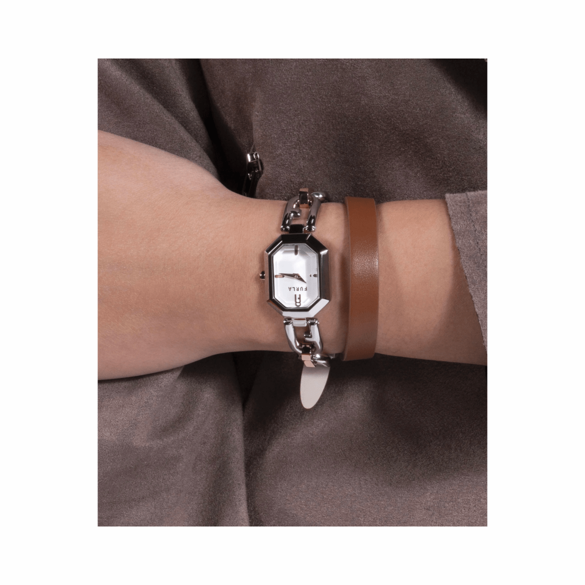 FURLA Octagonal Women's Watch WW00044006L5 - WatchMatic