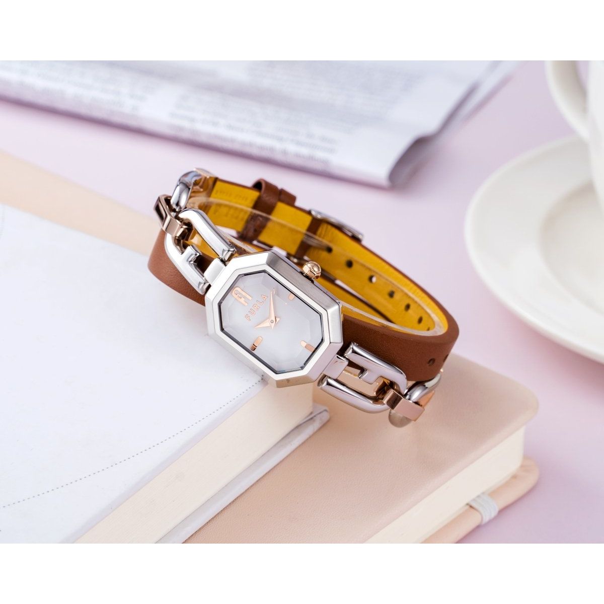 FURLA Octagonal Women's Watch WW00044006L5 - WatchMatic
