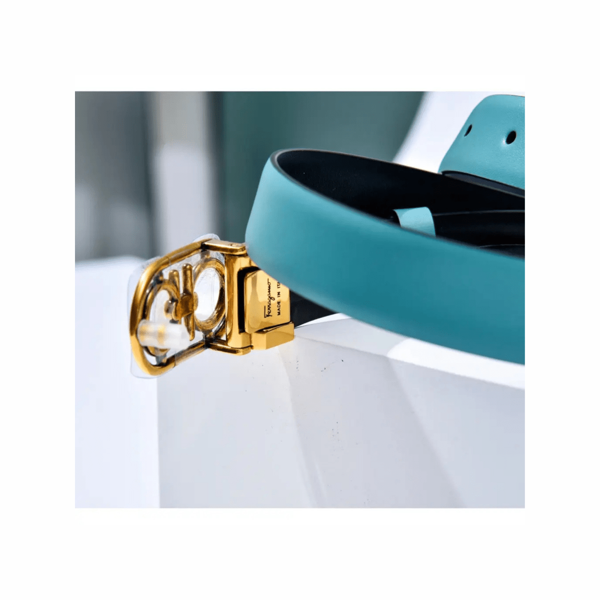 Gancini Leather Belt - WatchMatic
