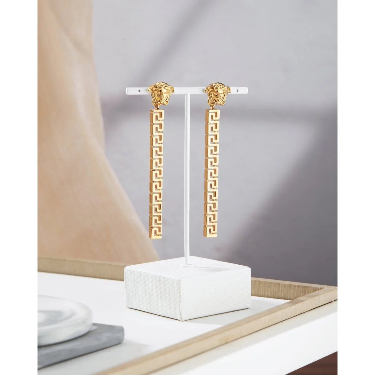 Gold Metal Earrings - WatchMatic