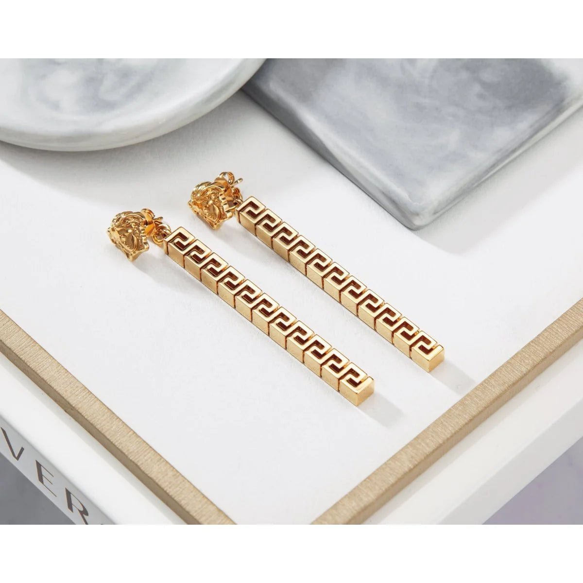 Gold Metal Earrings - WatchMatic