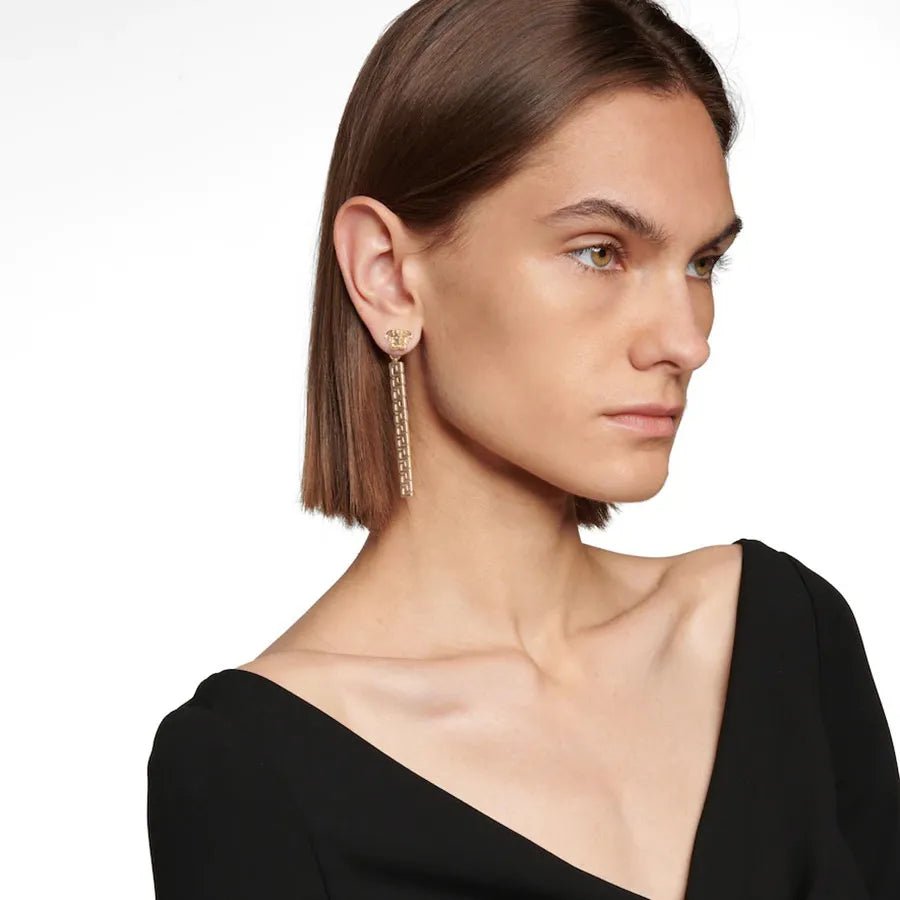 Gold Metal Earrings - WatchMatic