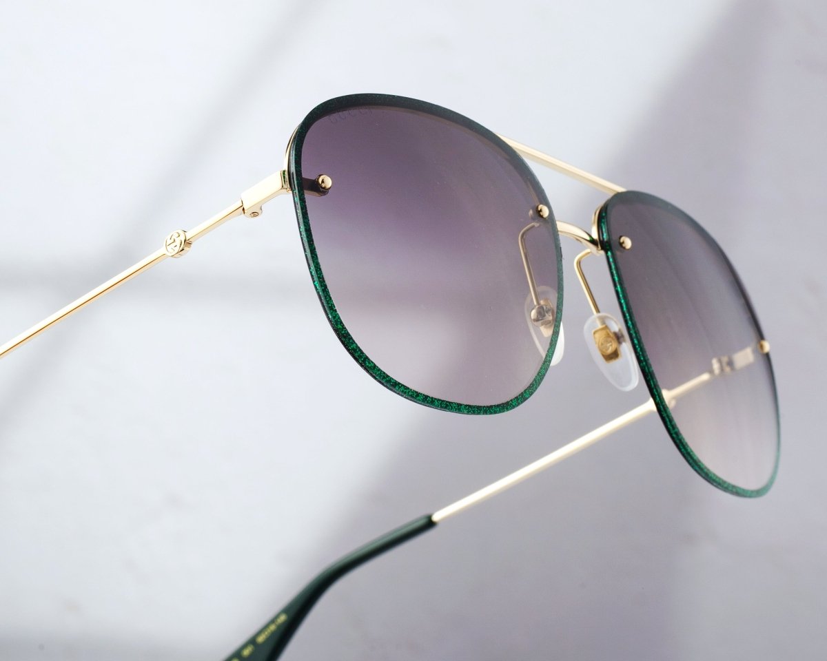 GUCCI Luxury Aviator Men's Sunglasses GG0227S - 001 - WatchMatic