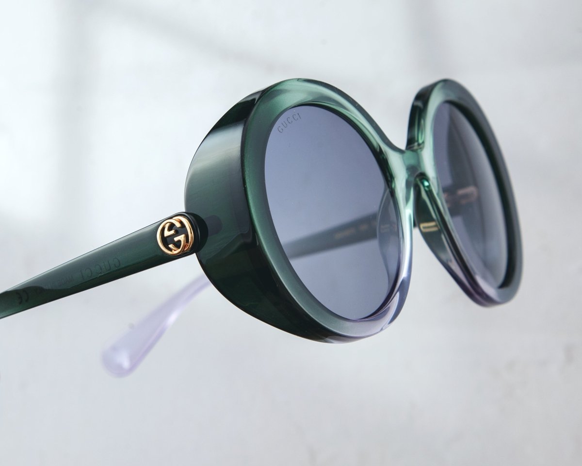 GUCCI Women's Black Oval Sunglasses GG0367S - 30006034006 - WatchMatic