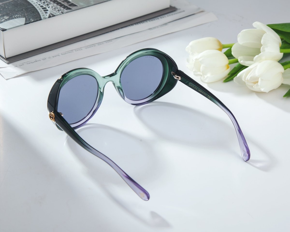 GUCCI Women's Black Oval Sunglasses GG0367S - 30006034006 - WatchMatic