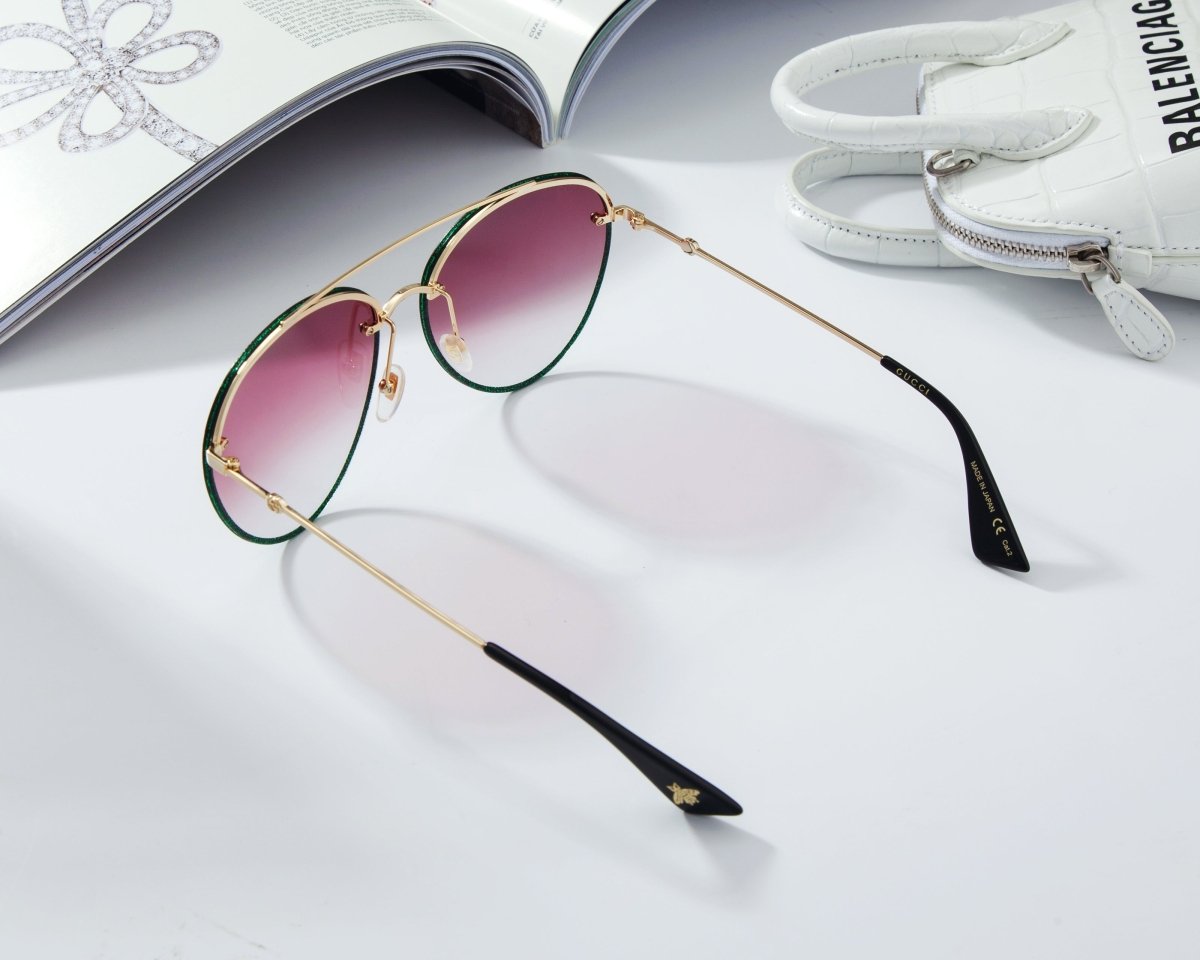 GUCCI Women's Gradient Butterfly Sunglasses GG0351S - 004 - WatchMatic