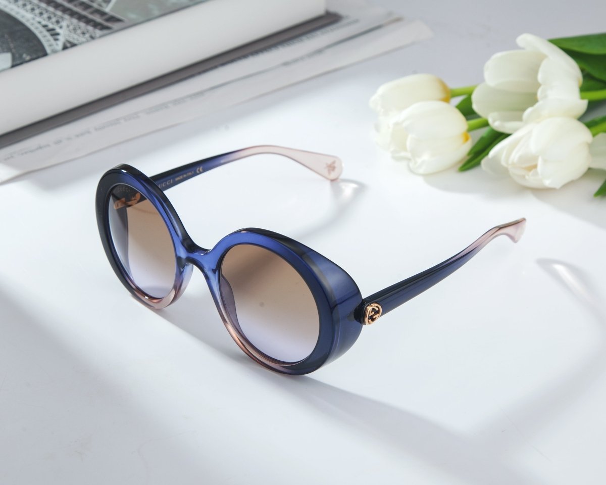 GUCCI Women's Oversized Oval Sunglasses GG0367S - 30006034004 - WatchMatic