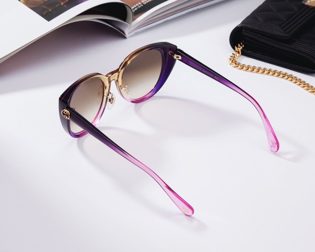 GUCCI Women's Oversized Oval Sunglasses GG0369S - 30006036005 - WatchMatic