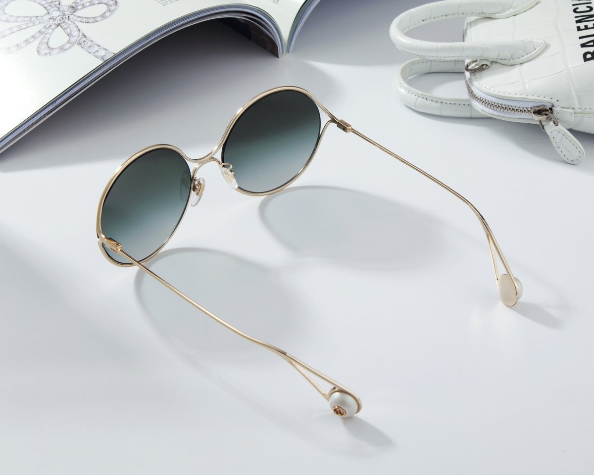GUCCI Women's Oversized Round Sunglasses GG0253SA - 30002609001 - WatchMatic