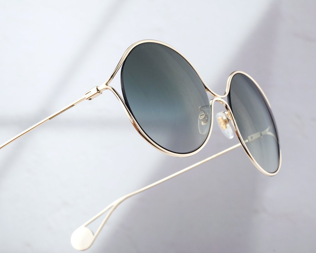 GUCCI Women's Oversized Round Sunglasses GG0253SA - 30002609001 - WatchMatic