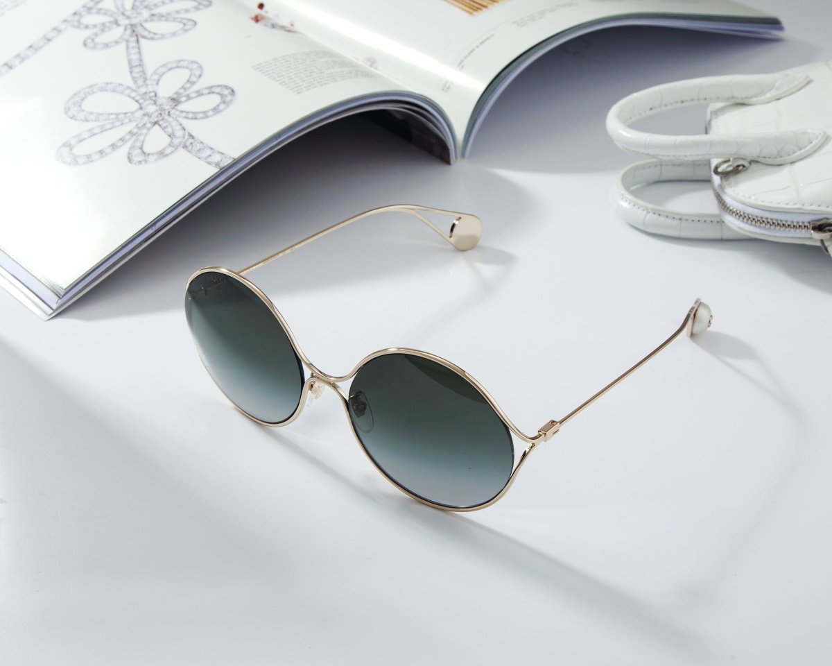 GUCCI Women's Oversized Round Sunglasses GG0253SA - 30002609001 - WatchMatic
