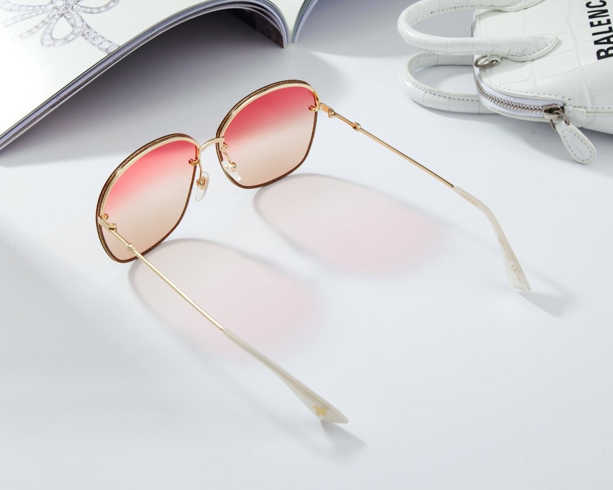 GUCCI Women's Oversized Square Sunglasses GG0228S - 005 - WatchMatic