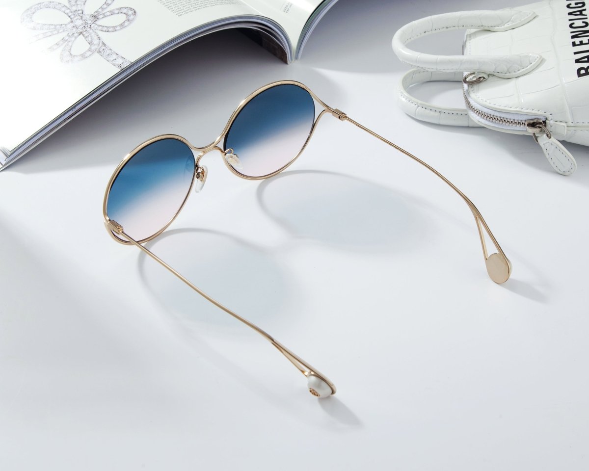 GUCCI Women's Round Gradient Sunglasses GG0253SA - 30002609003 - WatchMatic