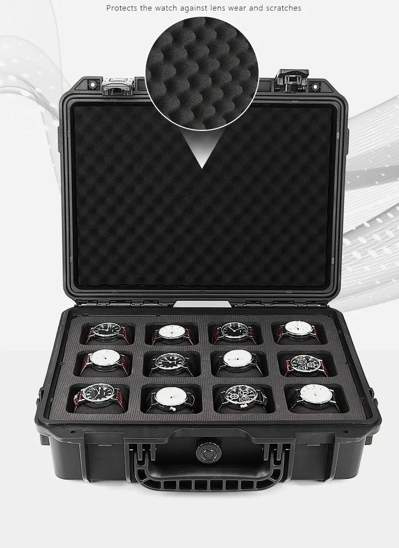 Kairo Black Watch Suitcase - WatchMatic