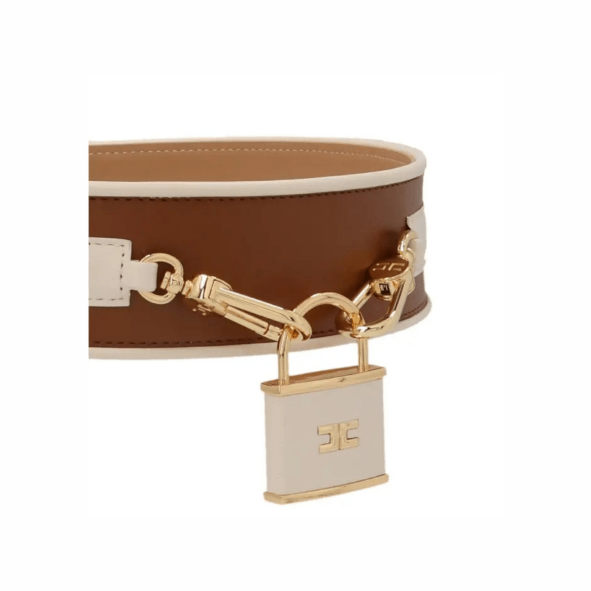 Logo Padlock High Waist Belt - WatchMatic