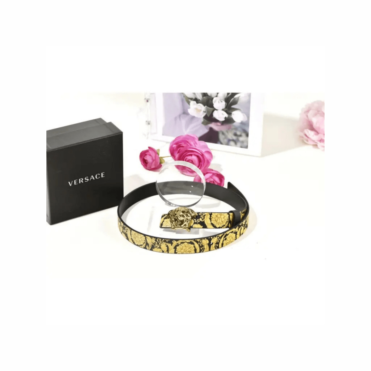 Medusa Leather Belt - WatchMatic