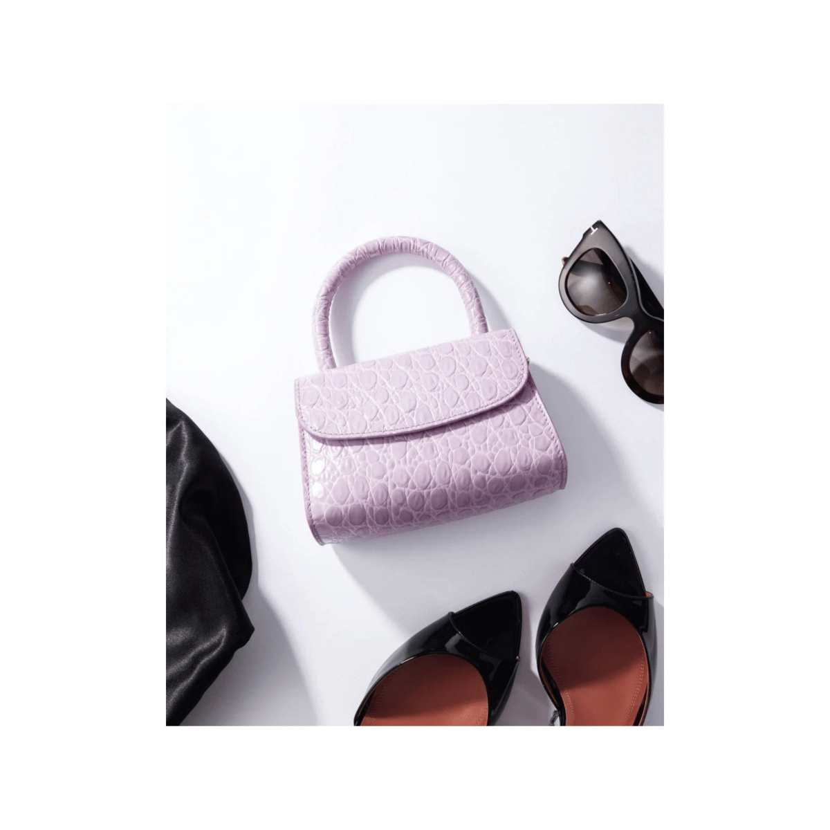 Mini Croco Print Handbag - WatchMatic
