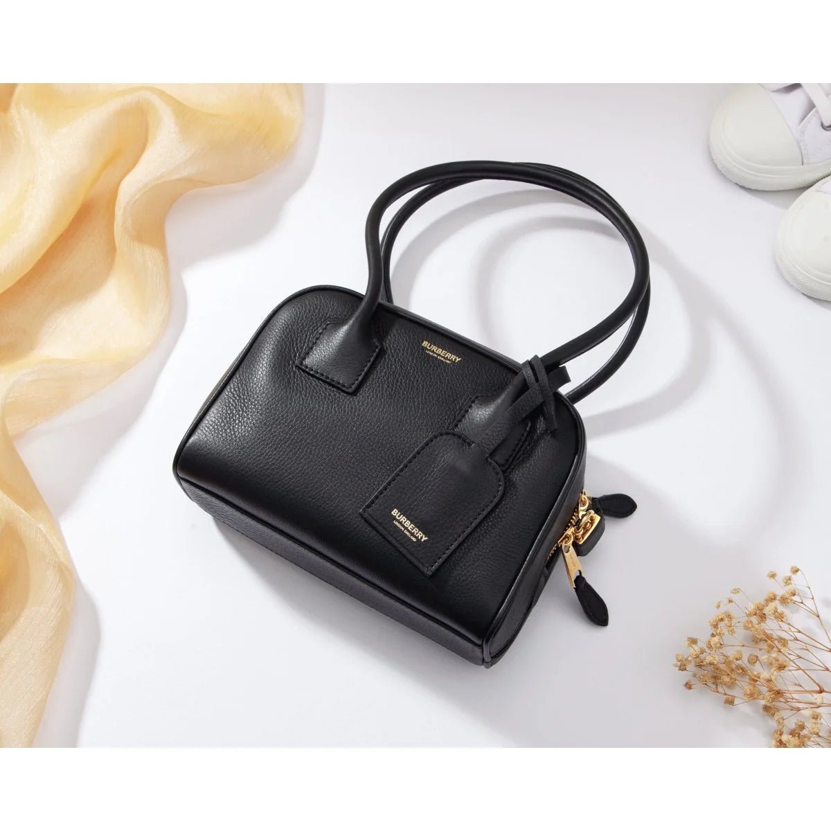 Mini Leather Half Cube Bag - WatchMatic