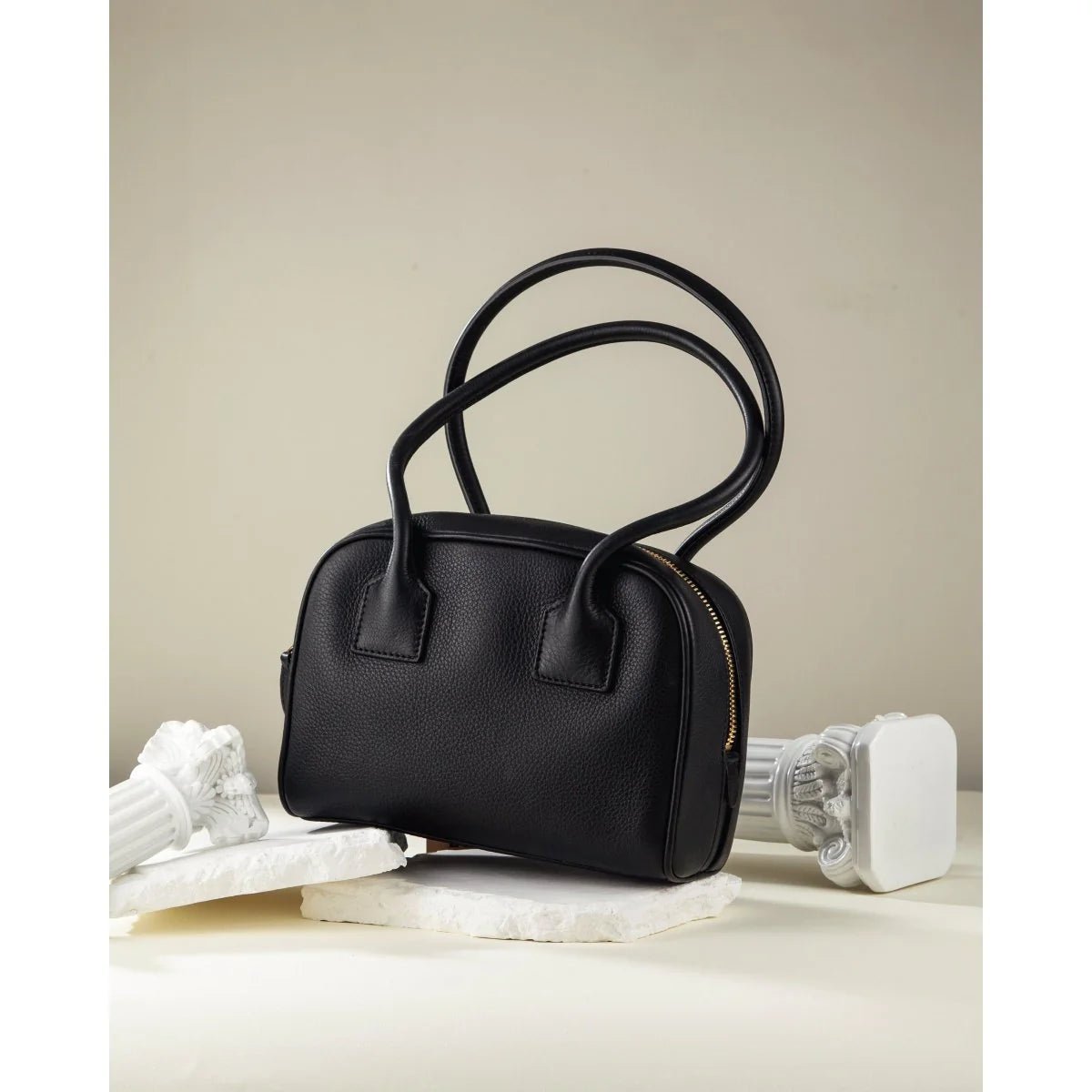 Mini Leather Half Cube Bag - WatchMatic