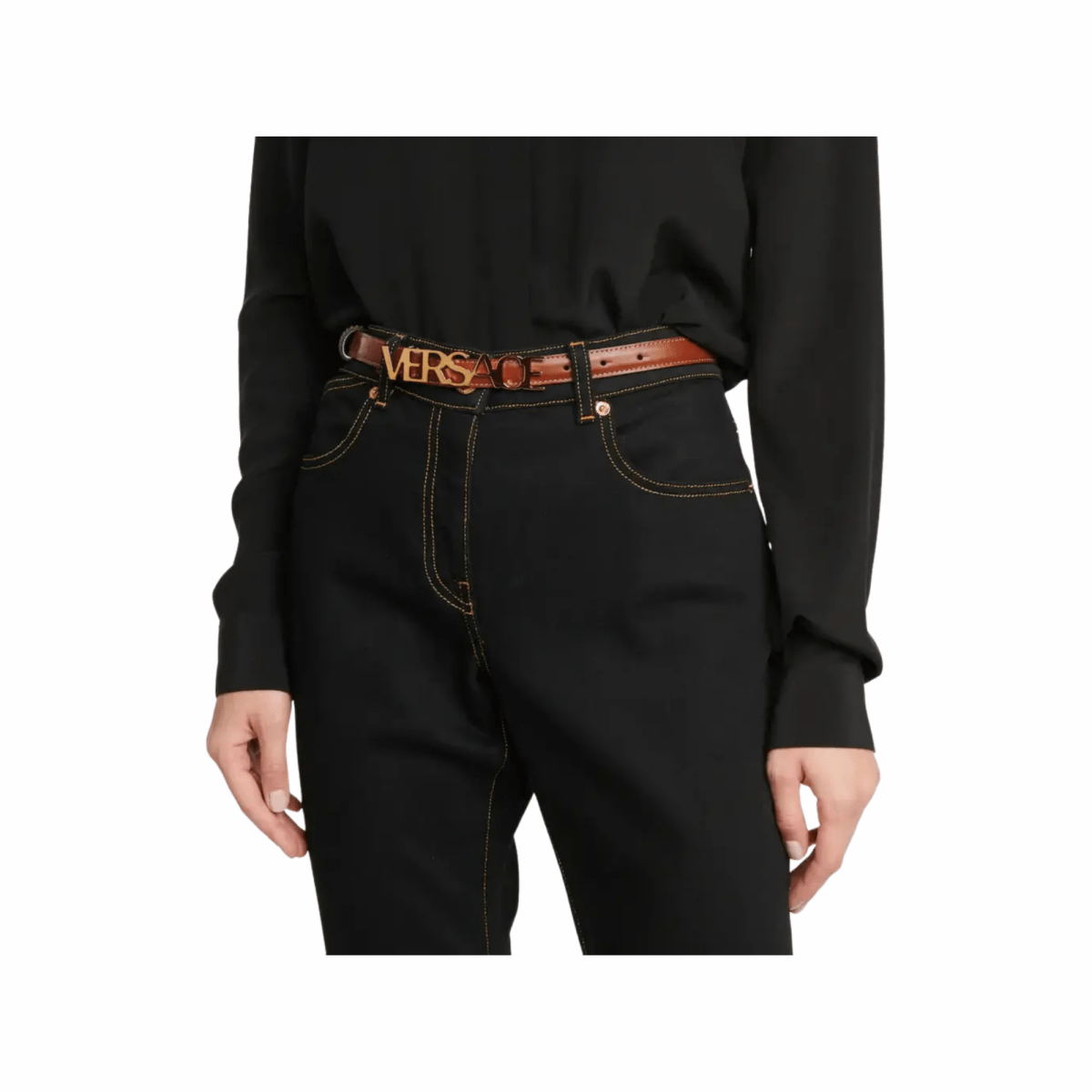Skinny Leather Belt - WatchMatic