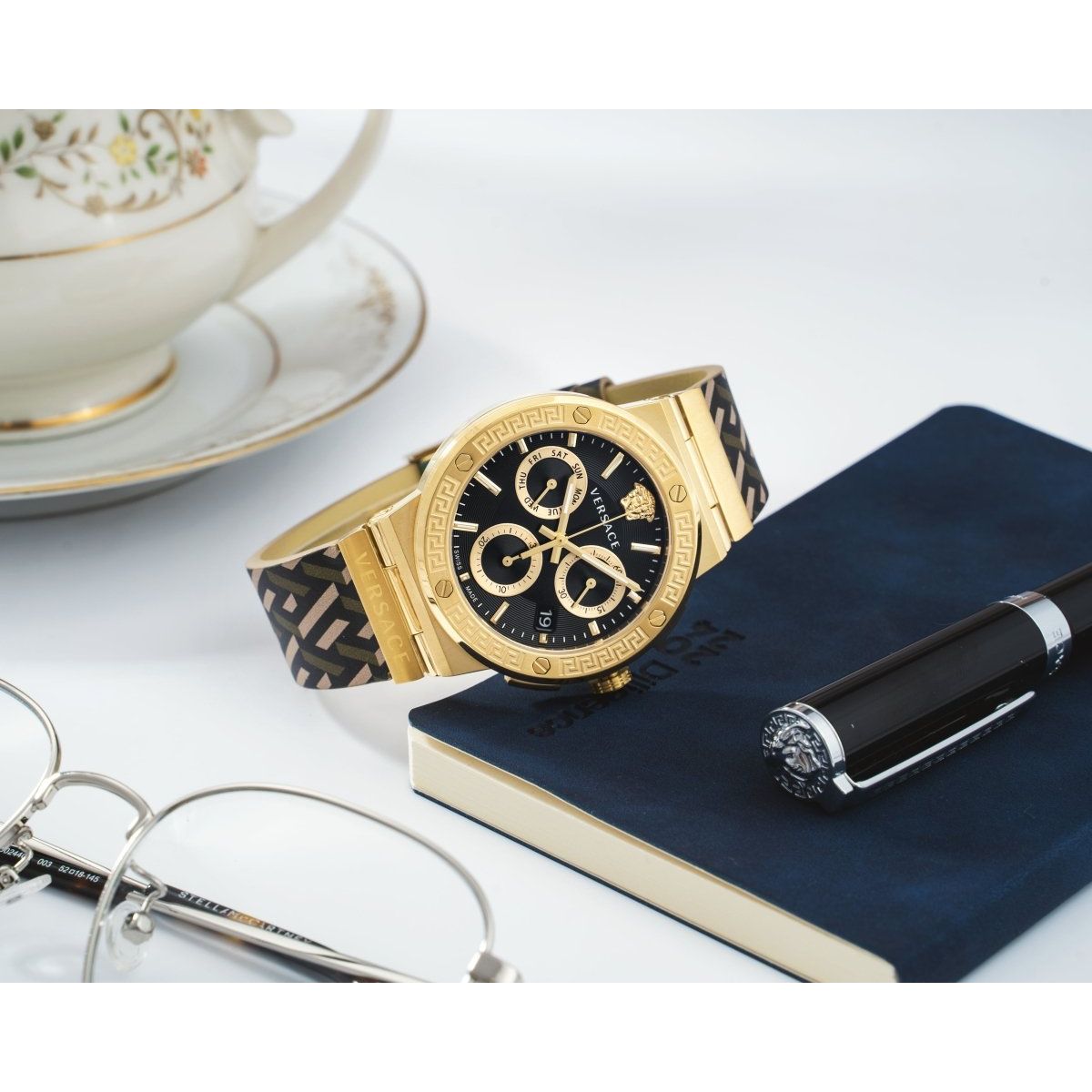 VERSACE Greca Logo Chrono Men's Watch VEZ900621 - WatchMatic
