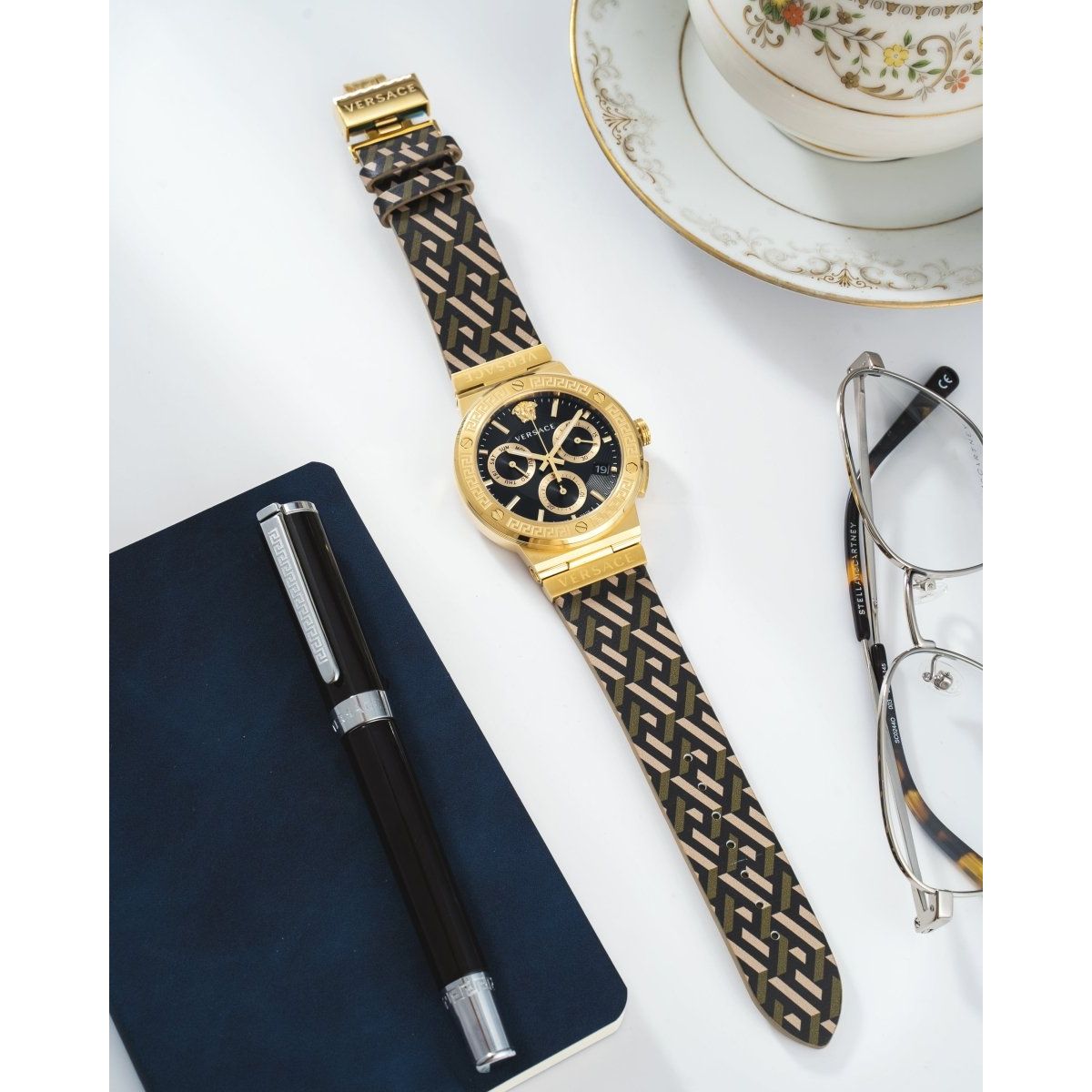 VERSACE Greca Logo Chrono Men's Watch VEZ900621 - WatchMatic