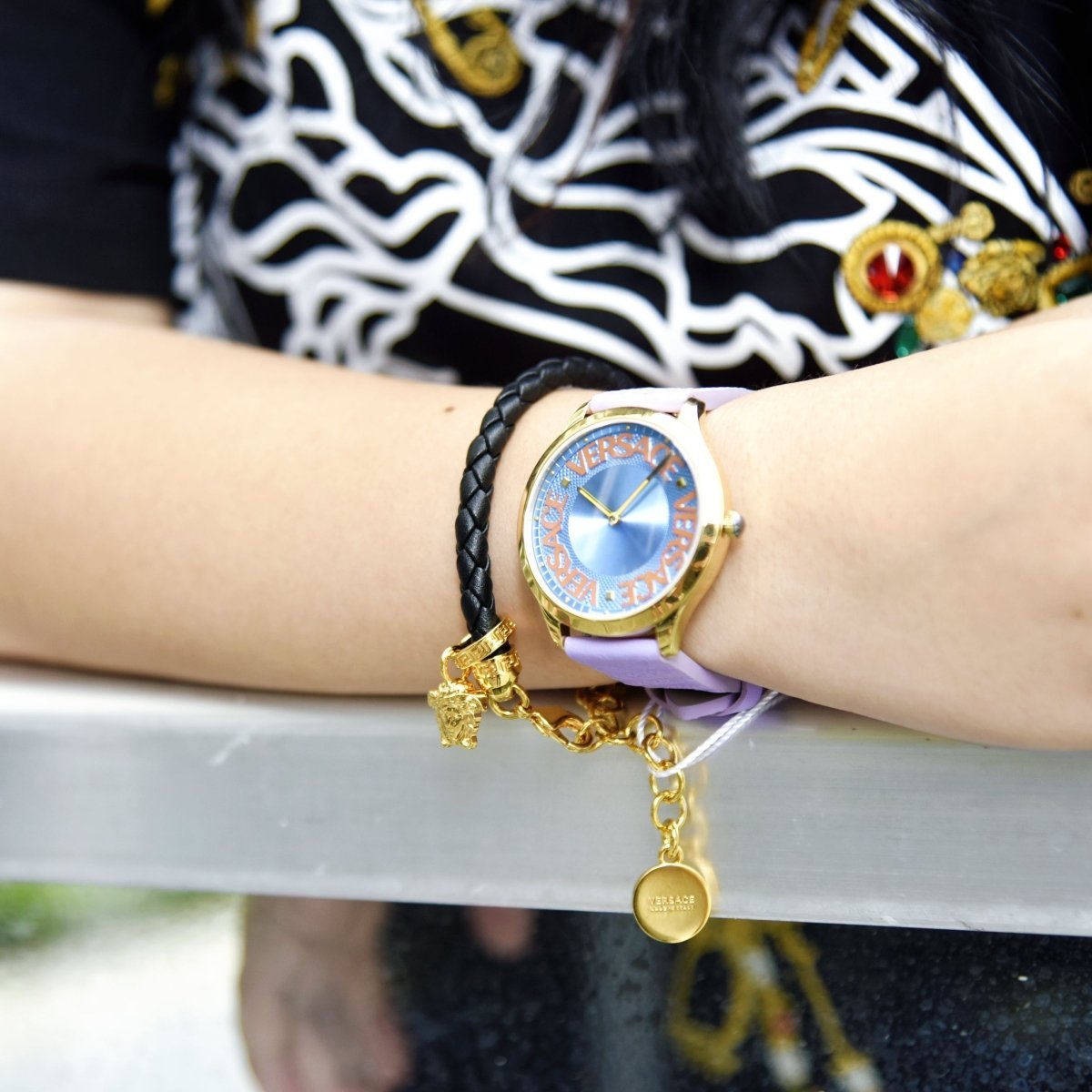 VERSACE Logo Halo Box Set Women's Watch VE2O00722 - WatchMatic