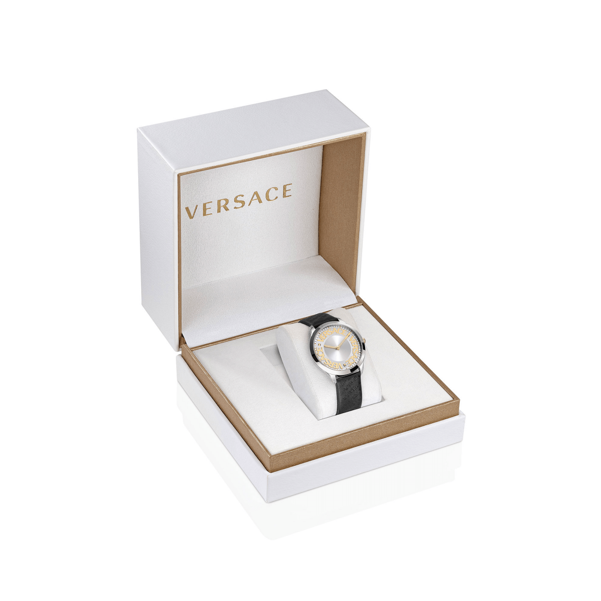 VERSACE Logo Halo Women's Watch VE2O00122 - WatchMatic