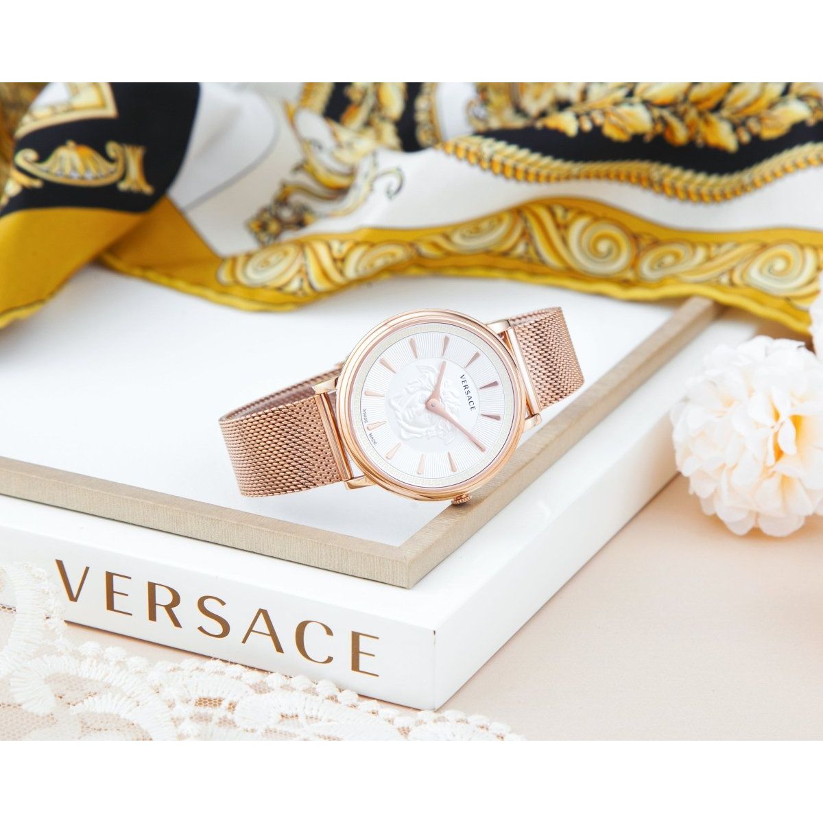 VERSACE V - Circle Medusa Women's Watch VE8103019 - WatchMatic