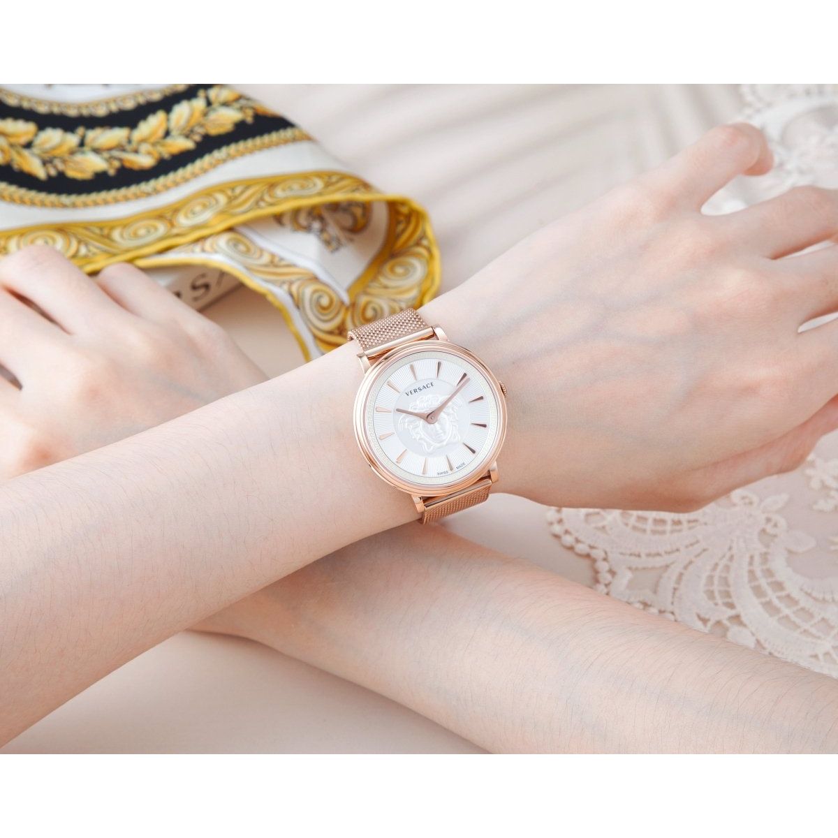 VERSACE V - Circle Medusa Women's Watch VE8103019 - WatchMatic