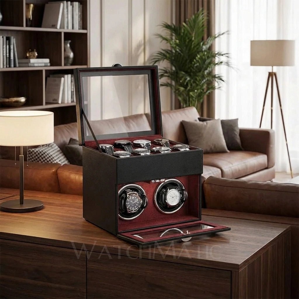 WATCHMATIC Aeris Trunk Double Watch Winder 200007763:201336106 - WatchMatic