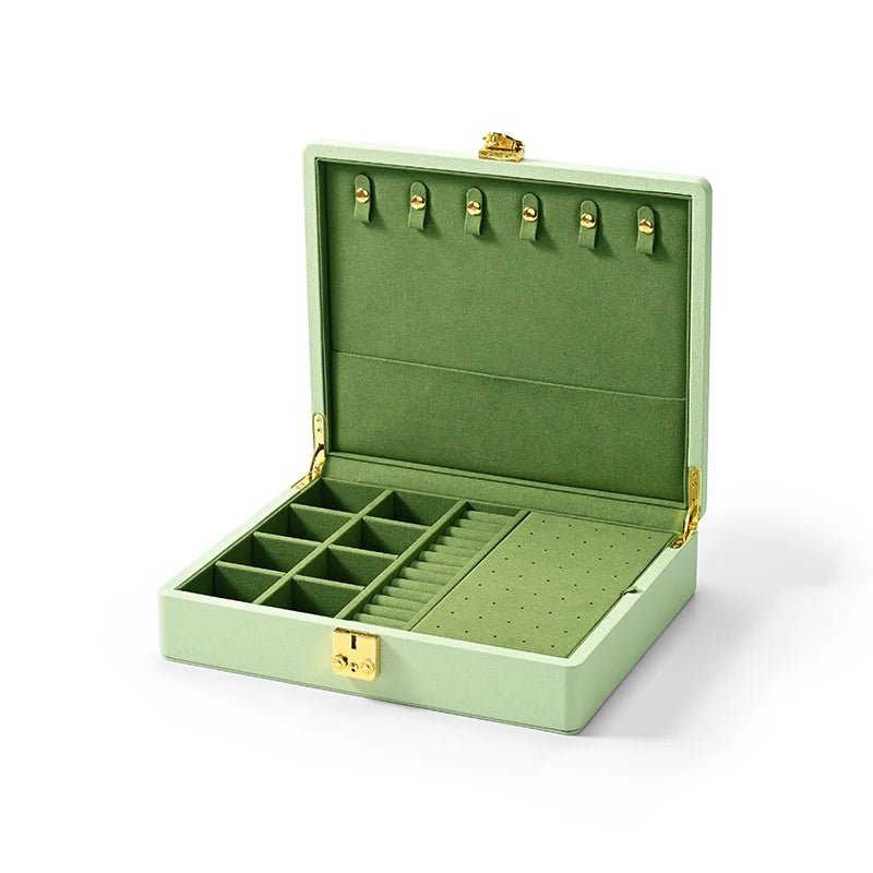 WATCHMATIC High - grade Jewelry Box Organizer 14:10X068 - GREEN - M - WatchMatic