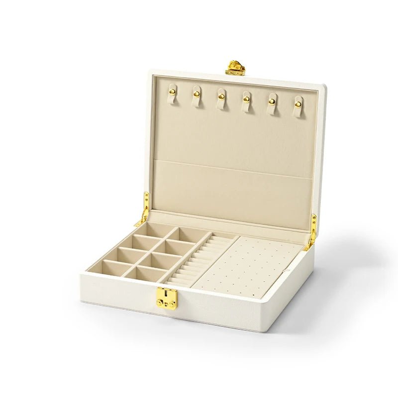 WATCHMATIC High - grade Jewelry Box Organizer 14:175X068 - OFF WHITE - M - WatchMatic