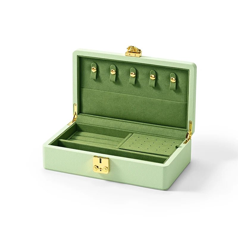 WATCHMATIC High - grade Jewelry Box Organizer 14:193X068 - GREEN - S - WatchMatic
