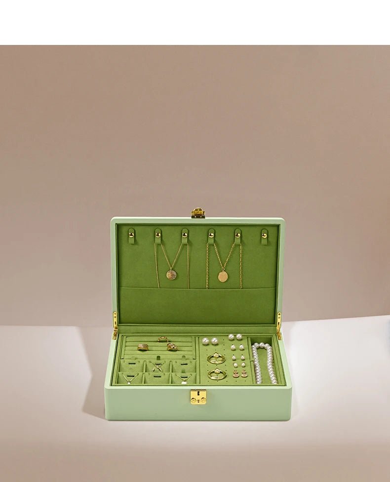 WATCHMATIC High - grade Jewelry Box Organizer 14:29X068 - OFF WHITE - S - WatchMatic