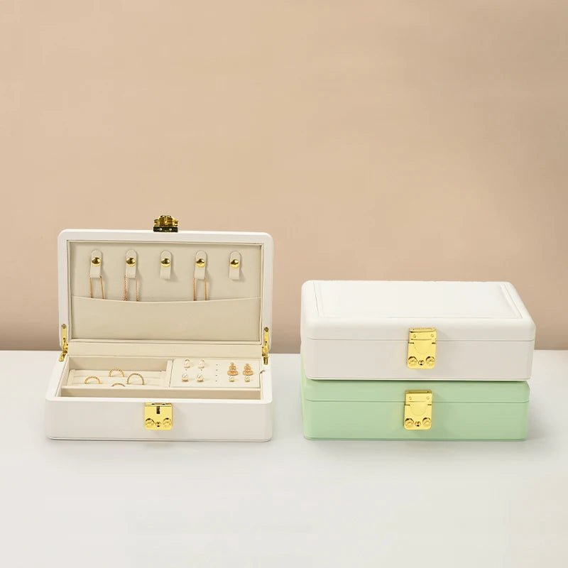 WATCHMATIC High - grade Jewelry Box Organizer 14:29X068 - OFF WHITE - S - WatchMatic