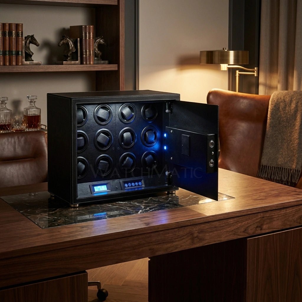 WatchMatic Iron Shield Series - Watch Winder Safe Box - WatchMatic