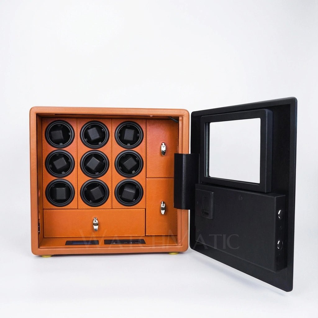 WatchMatic Kovra Vault Series 9 - Watch Winder Safe Box - WatchMatic
