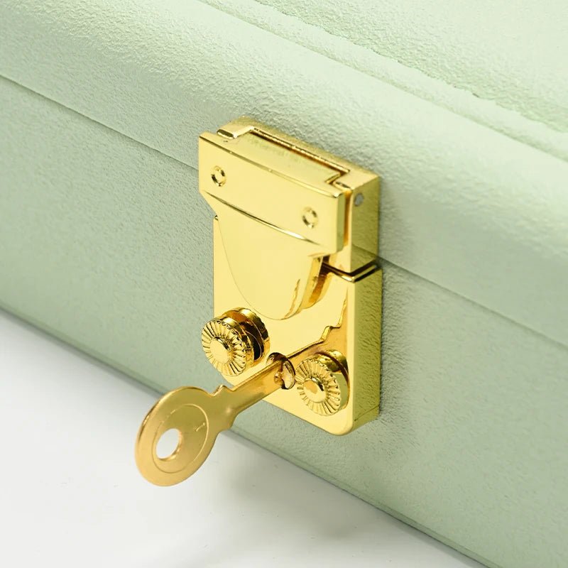 WATCHMATIC Lockable Jewelry Box 14:193Single Beige S - WatchMatic