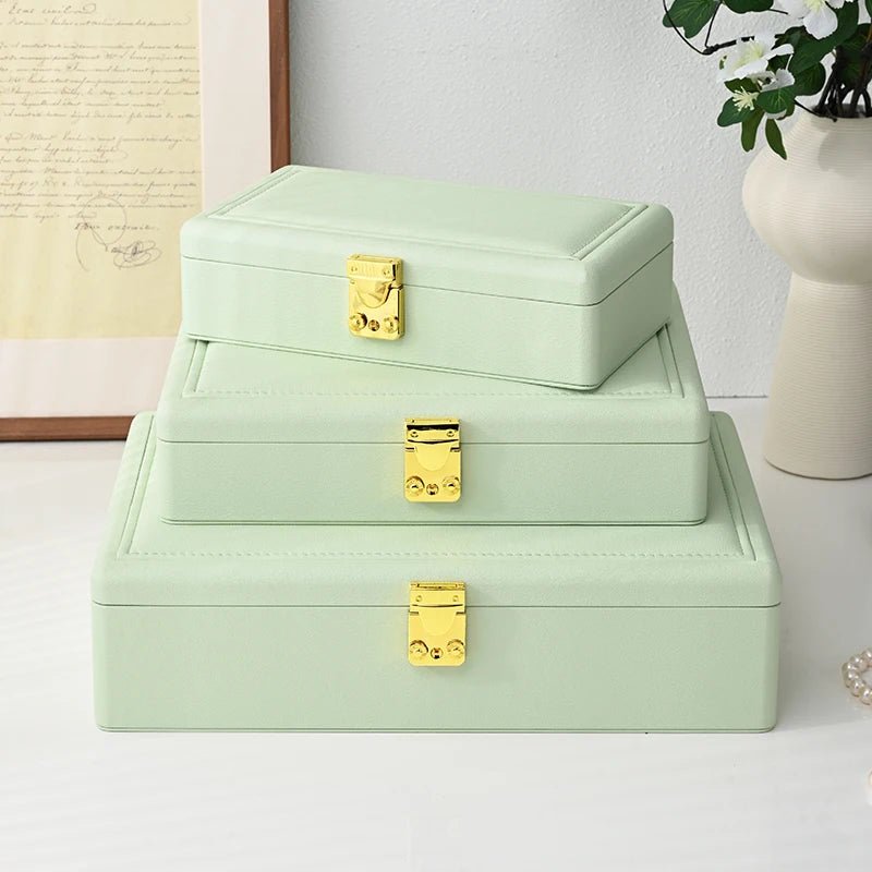 WATCHMATIC Lockable Jewelry Box 14:193Single Beige S - WatchMatic