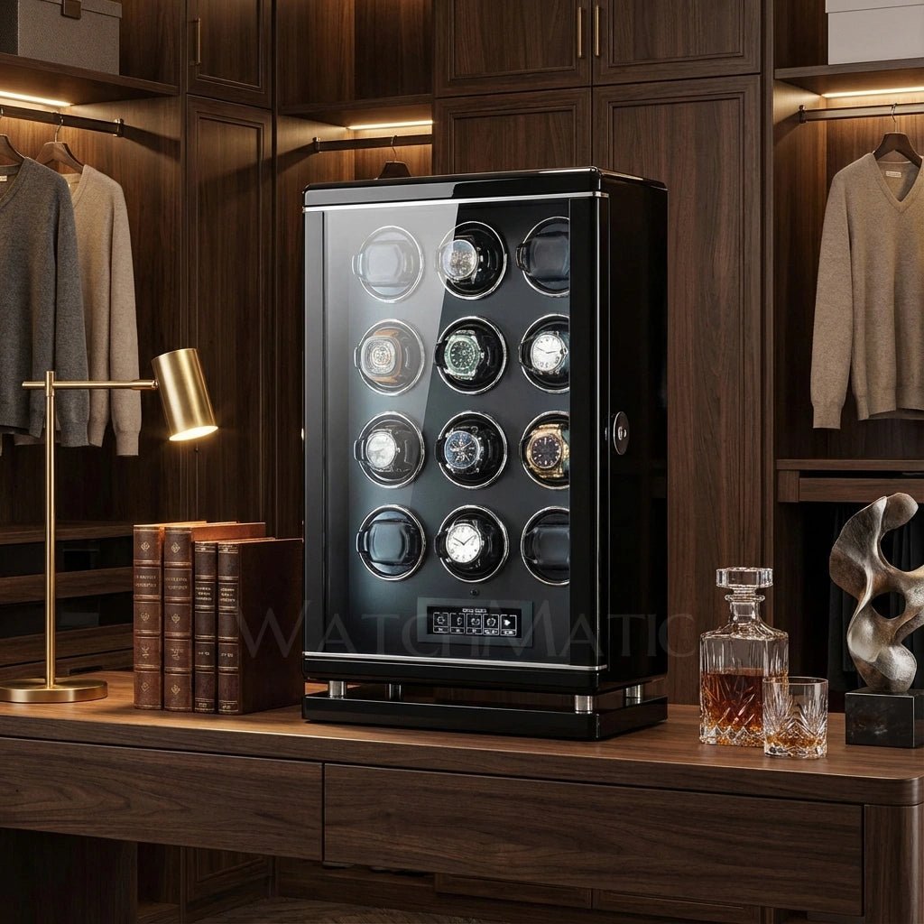 WatchMatic LuxGuard 12 - Slots Watch Winder - WatchMatic