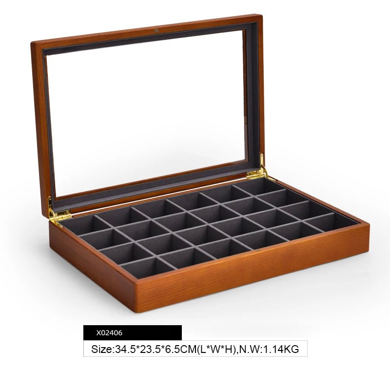 WATCHMATIC Retro Wooden Jewelry Box 14:1052X02406 - WatchMatic