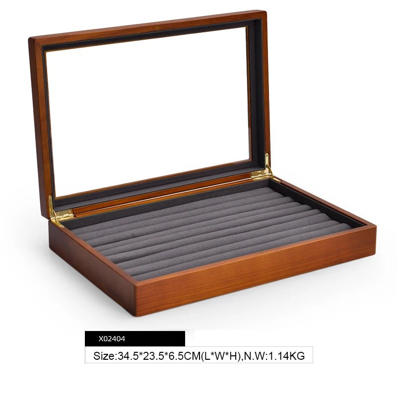 WATCHMATIC Retro Wooden Jewelry Box 14:173X02404 - WatchMatic
