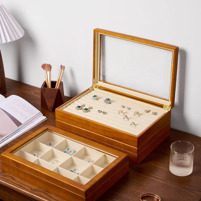 WATCHMATIC Retro Wooden Jewelry Box 14:366X02405 - WatchMatic