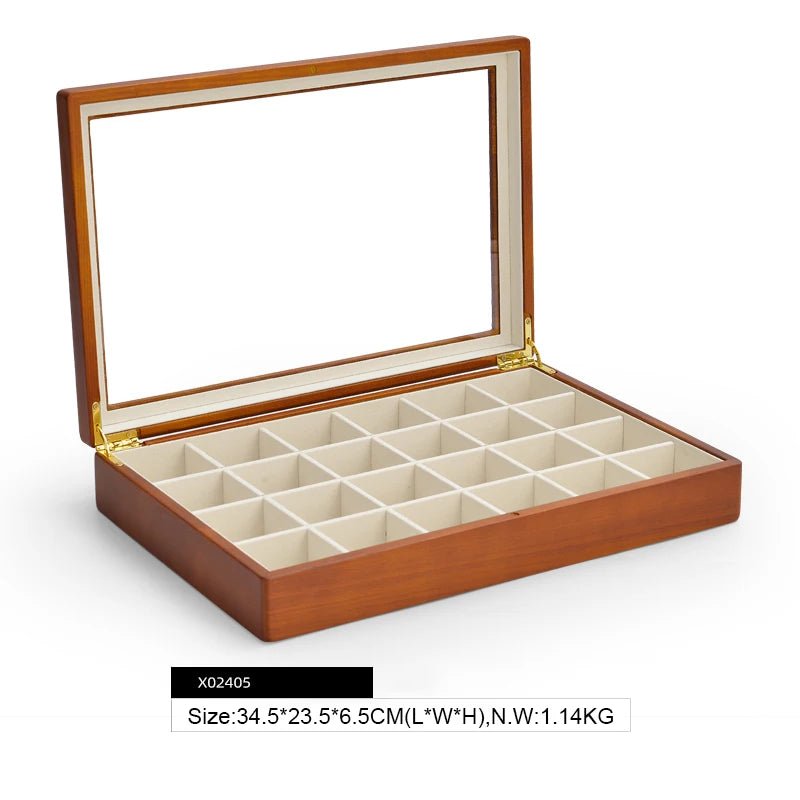 WATCHMATIC Retro Wooden Jewelry Box 14:366X02405 - WatchMatic