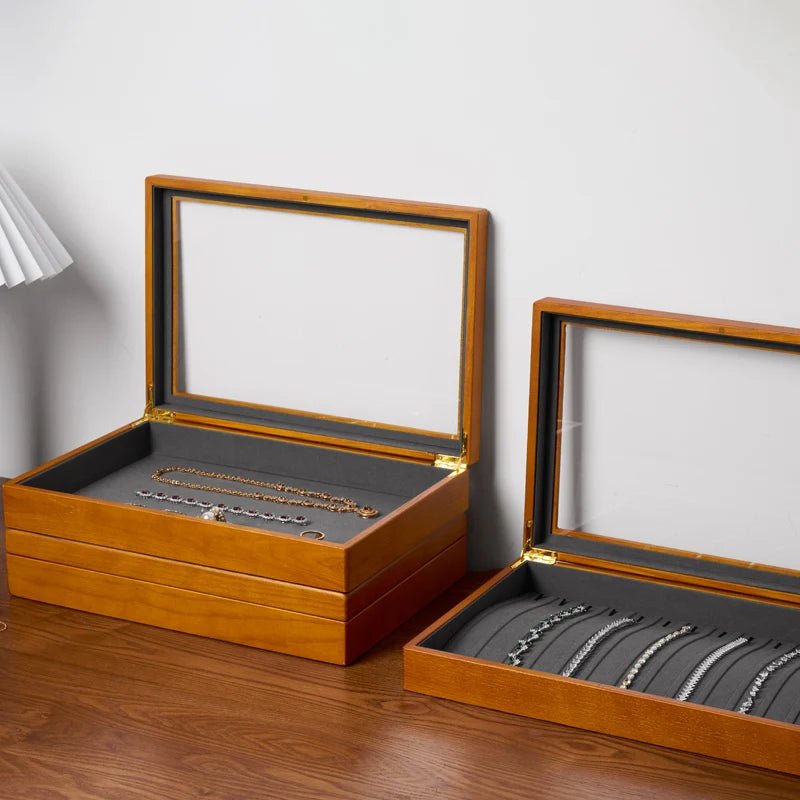 WATCHMATIC Retro Wooden Jewelry Box 14:366X02405 - WatchMatic