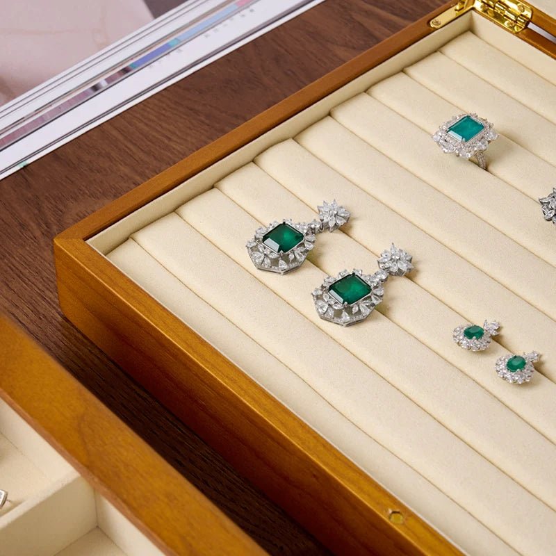 WATCHMATIC Retro Wooden Jewelry Box 14:366X02405 - WatchMatic